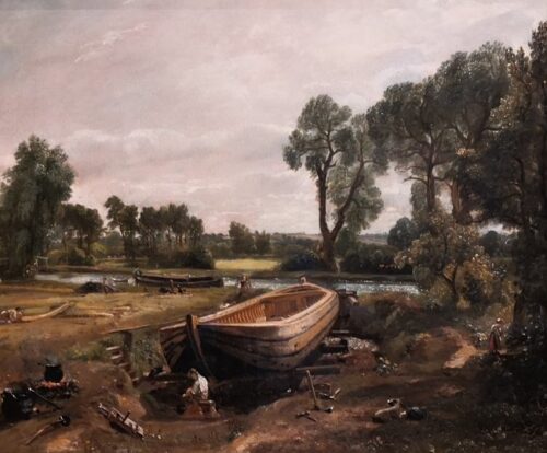 Boat-Building near Flatford Mill - John Constable