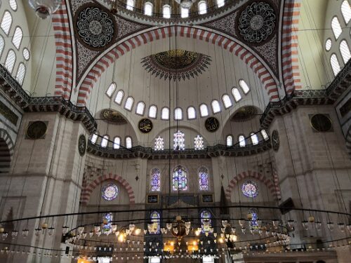 Suleymaniye Mosque praying hall